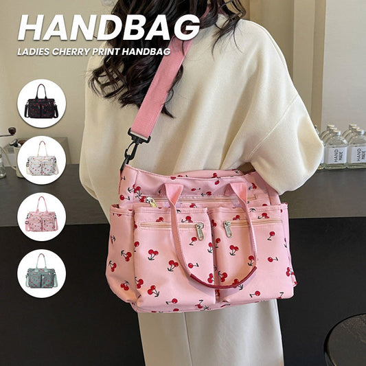 🍒Totebag med körsbärstryck