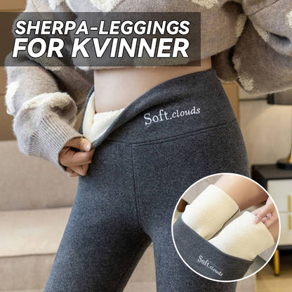 Sherpa-leggings för kvinnor/sherpa-leggings