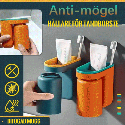 Anti-mold Toothbrush Holder (With Mug)
