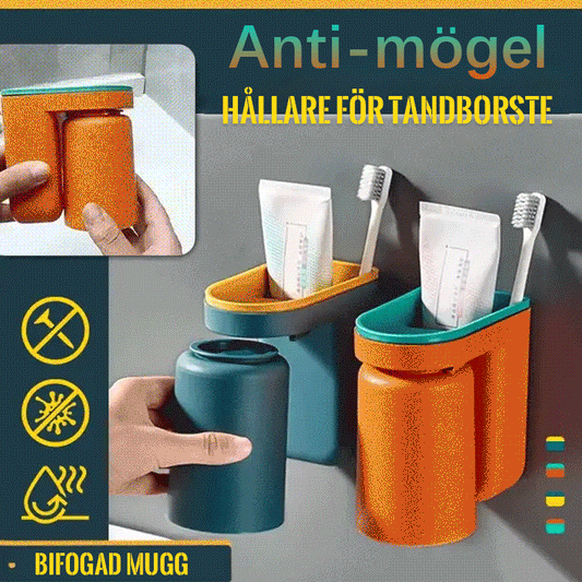 Anti-mold Toothbrush Holder (With Mug)
