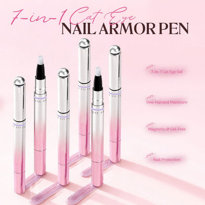 ✨7-i-1 kattögon-nagelskyddspenna