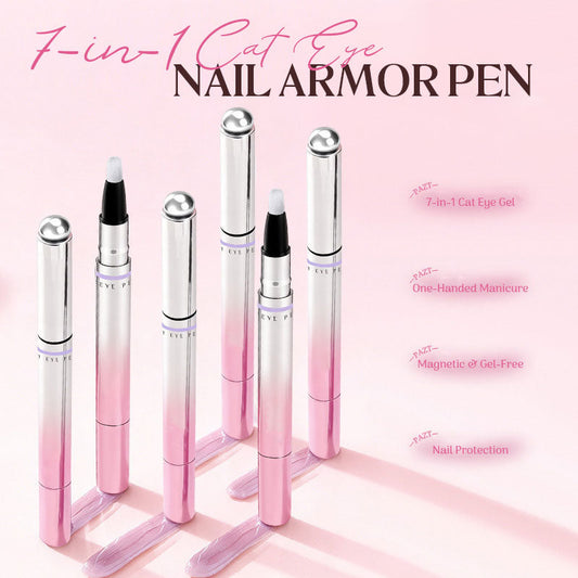 ✨7-i-1 kattögon-nagelskyddspenna