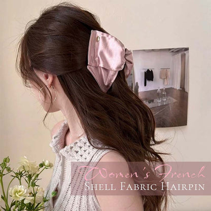 Hårnål för kvinnor i French Shell-tyg🌸