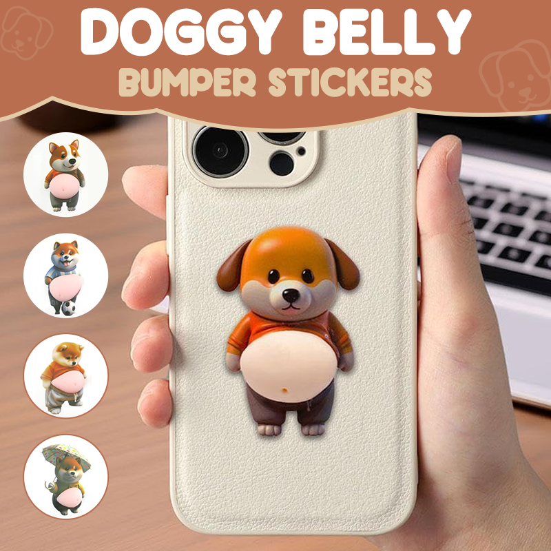 Stormagad Shiba Inu/Corgi - Supermjuk silikon antikollisionsdekal