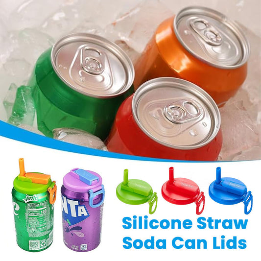Silicone Straw Soda Can Lid✨