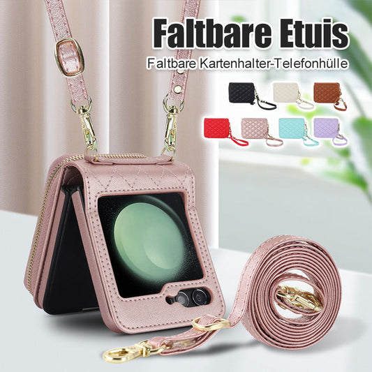 Vikbart telefonfodral för korthållare