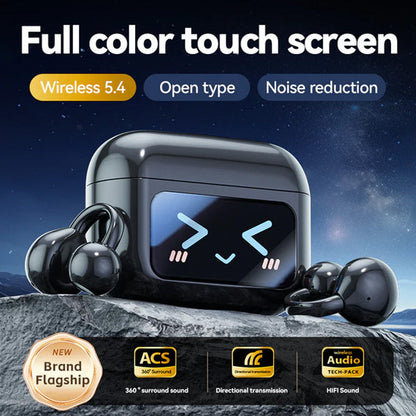 🌟 Smarta Bluetooth-öronsnäckor med pekskärm 🌟