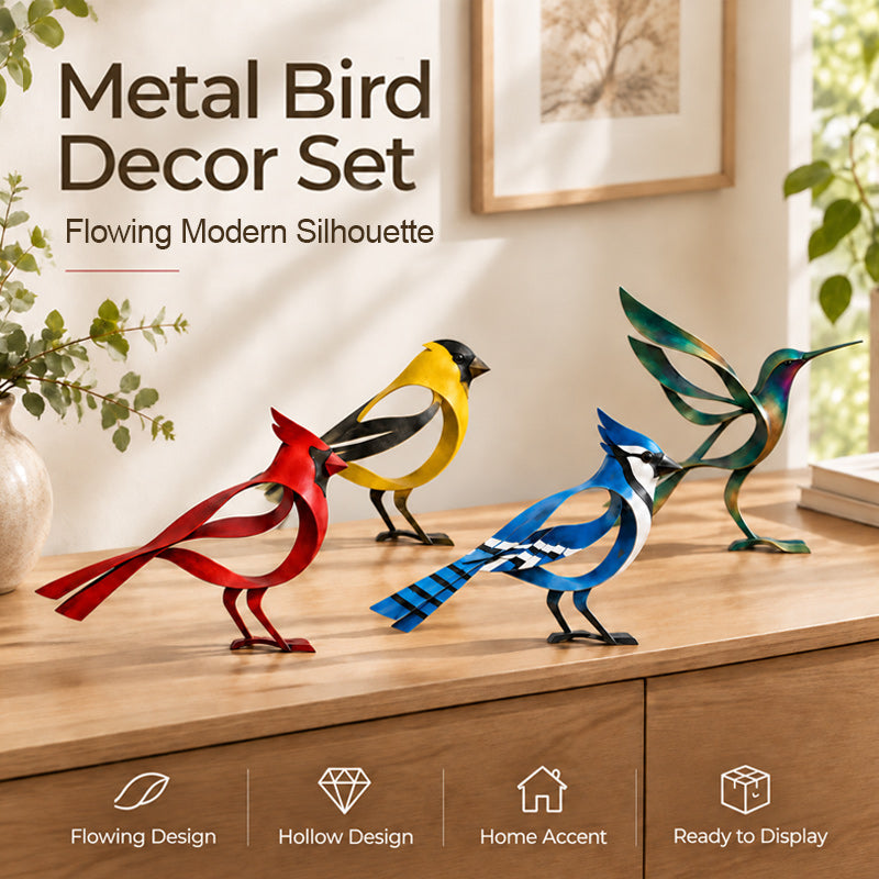 🕊️Metal Bird Sculpture for Home Decor