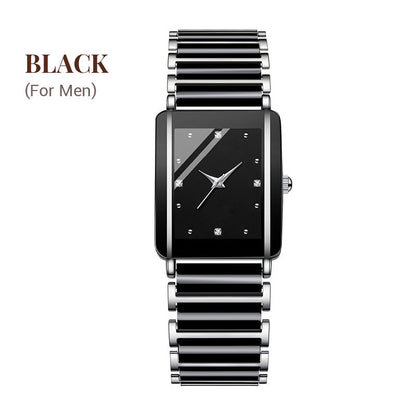 ⌚Fashion Ceramic Square Quartz Watch