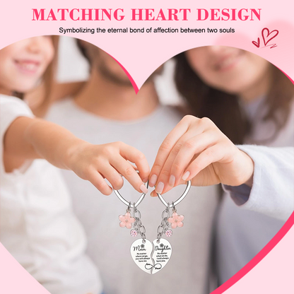 💞 Hjärtformad nyckelringsset — En morsdagspresent för att uttrycka tacksamhet till mamma