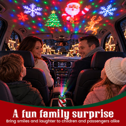 Merry Ride Christmas Car Projector Light