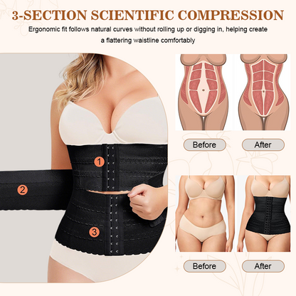 Midjeformande, magplattande, knäppt midjeband🔥✨