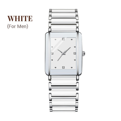 ⌚Fashion Ceramic Square Quartz Watch