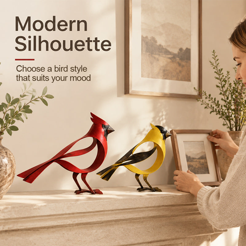 🕊️Metal Bird Sculpture for Home Decor