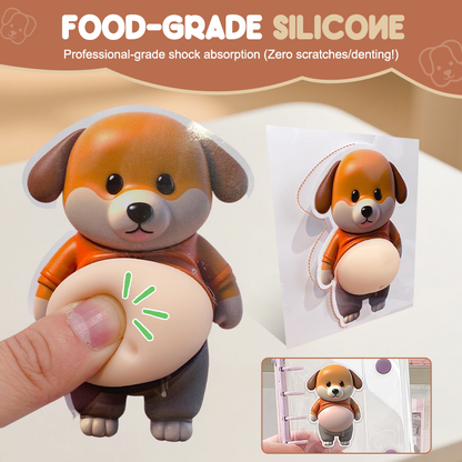 Stormagad Shiba Inu/Corgi - Supermjuk silikon antikollisionsdekal