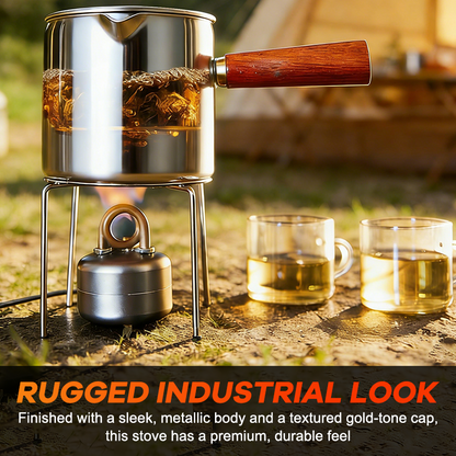 Bärbar spritkök för utomhuscamping