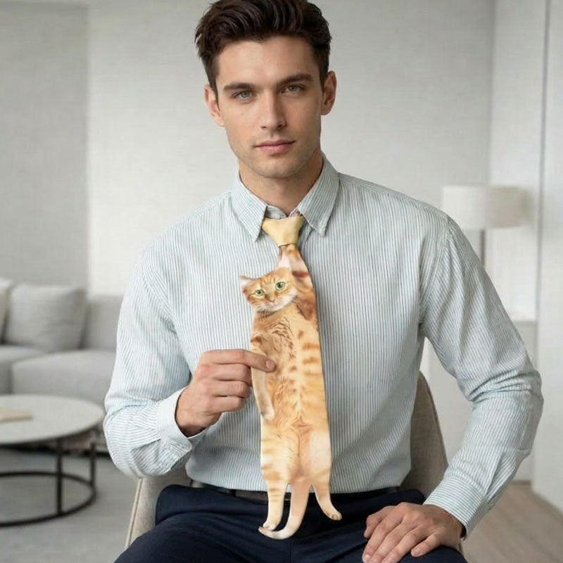 🐱 Söt och rolig kattungeslips