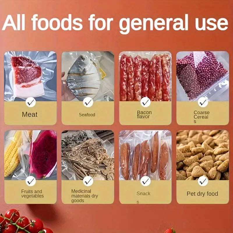 🥡 50% RABATT! 🎉 Matsparande Vakuumförslutare – Tätt Lock, Lång Hållbarhet & Enkel Att Använda 🍲📦