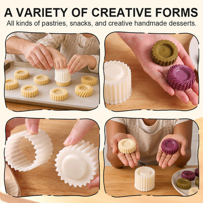 2-in-1 Double-Sided Pastry Mold for DIY Desserts