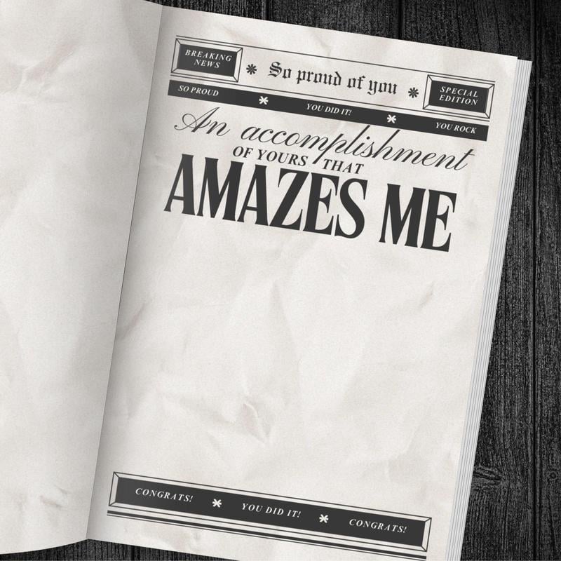 ❤️Bara några saker jag älskar med dig (av hela mitt hjärta) Fyll i den tomma presentboken📚