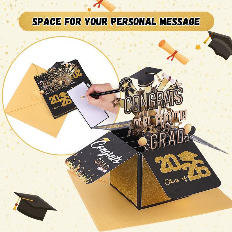 Pop-up Graduation Card Box