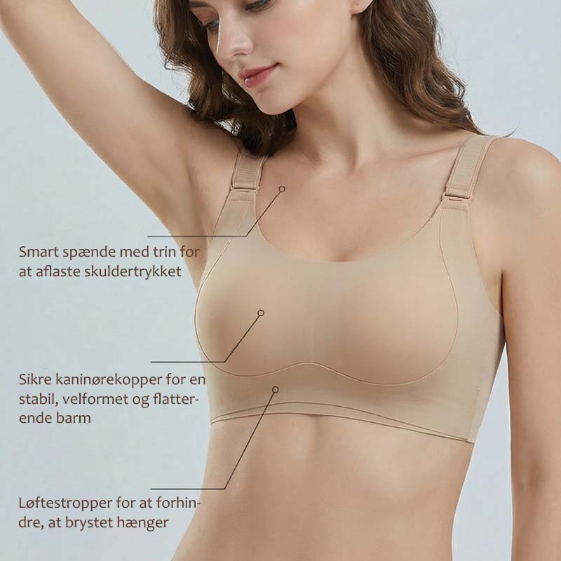 Kaninöronkåpor, justerbar bh med trådlös sladd
