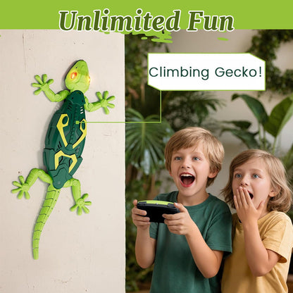 Infraröd väggklättrande gekko-leksak med ljus 🦎✨