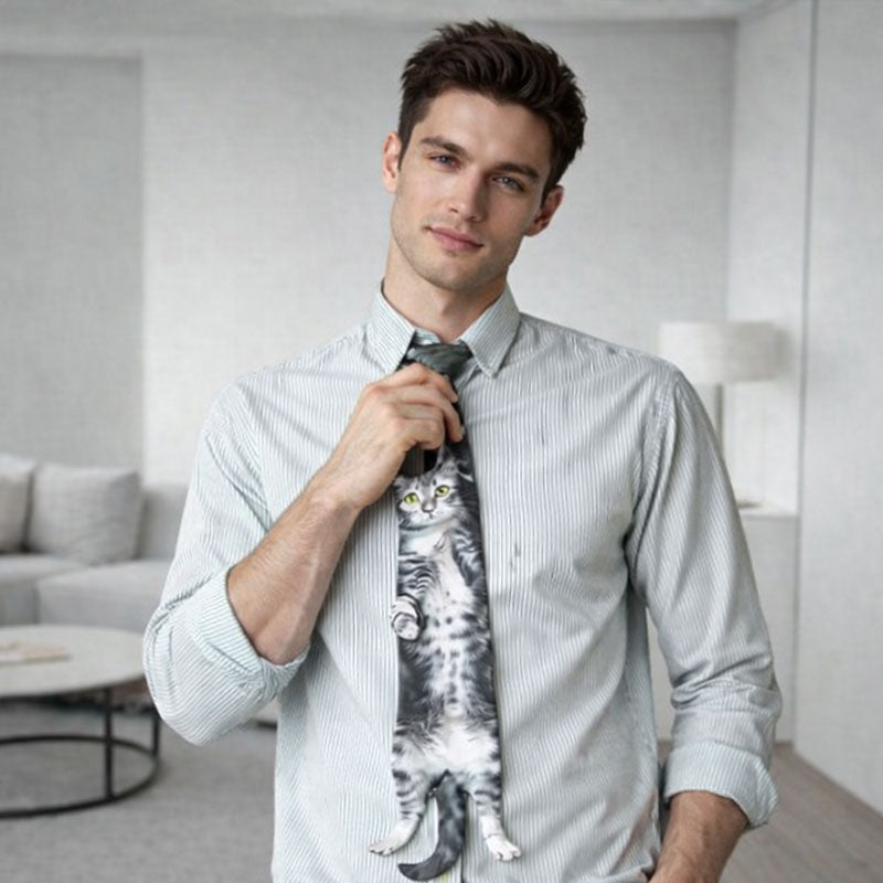 🐱 Söt och rolig kattungeslips