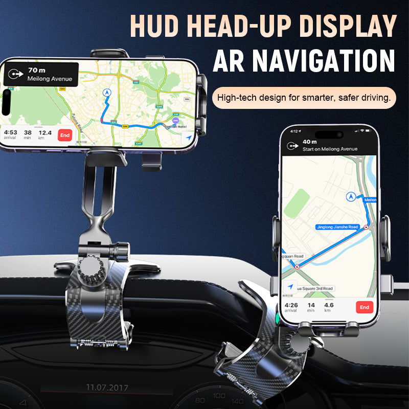 🚗 Telefonhållare för bil med 360° rotation -✨Utmärkt flexibilitet för säker körning✨