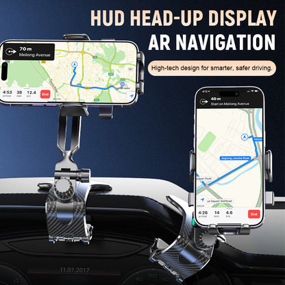 🚗 Telefonhållare för bil med 360° rotation -✨Utmärkt flexibilitet för säker körning✨