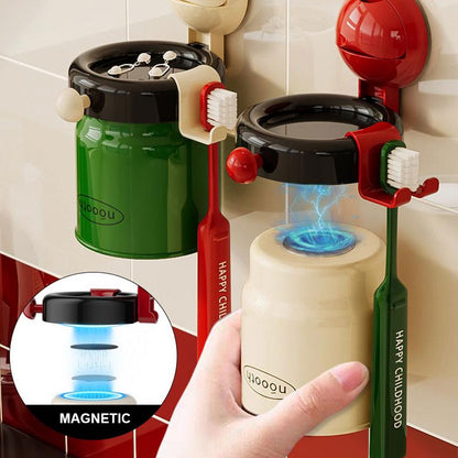 Magnetisk behållare för tandborste