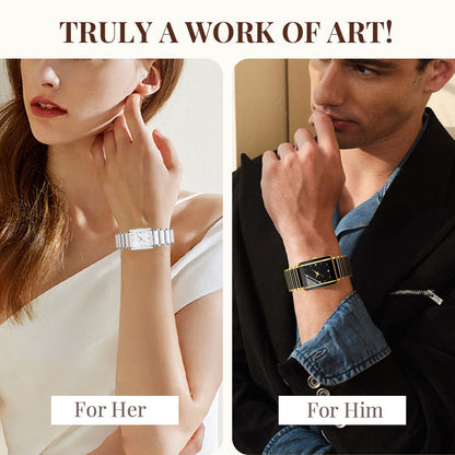 ⌚Fashion Ceramic Square Quartz Watch
