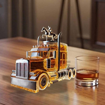Lastbil whiskyflaskor