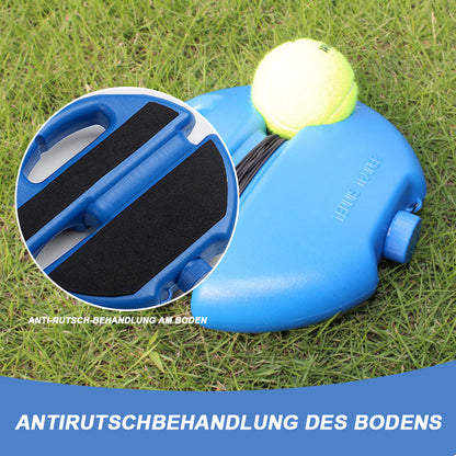 Tennistränare för enspel – träningshjälpmedel med återvändande boll