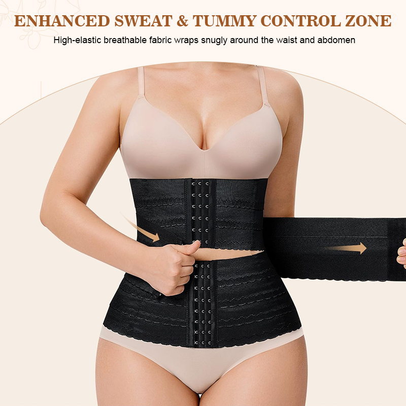 Midjeformande, magplattande, knäppt midjeband🔥✨