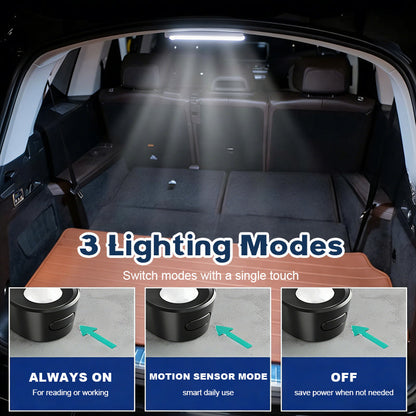 Smart rörelsesensor för bagageutrymmet