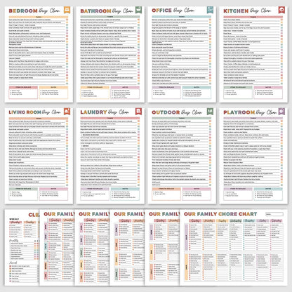 🔥🔥ADHD-verktygslåda för städning och uppstädning — Hushållsplanerare
