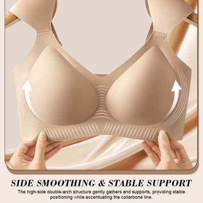 Rätvinklad axelvadderings-bh – Mjukt stöd med ett rent, modernt utseende ✨