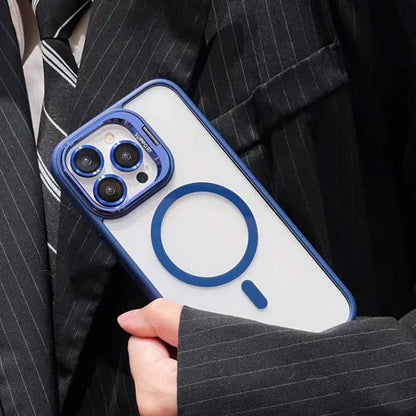 💥Osynlig kamerafodralhållare med magnetiskt telefonfodral💥Med linsfilm i samma färg