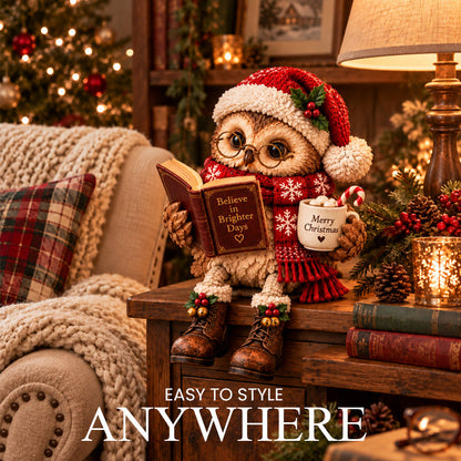 Heartwarming Reading Owl Figurine