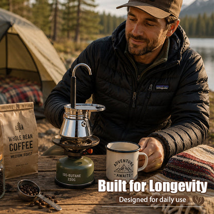 Classic 304 Stainless Steel Moka Pot