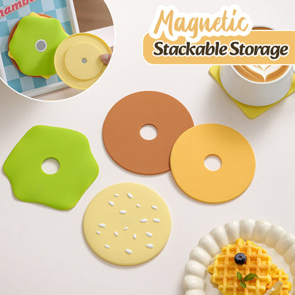 Värmebeständigt grytunderlägg för hamburgare