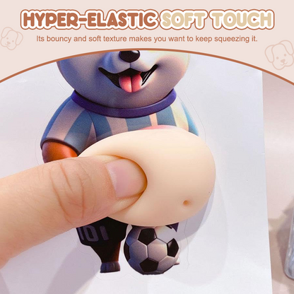 Stormagad Shiba Inu/Corgi - Supermjuk silikon antikollisionsdekal