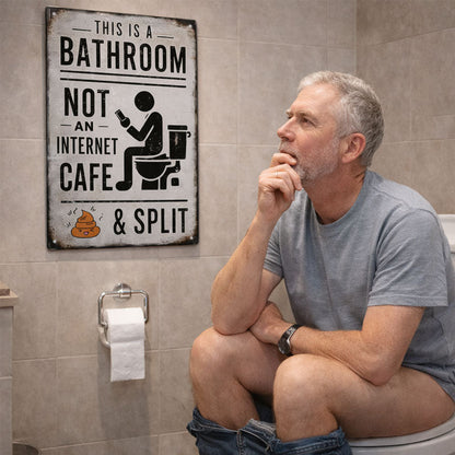 🚽 Detta är ett badrum, inte ett internetcafé