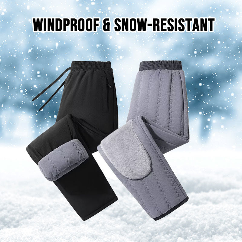 Ultimate Cold-Proof Knee-Guard Thermal Pants – Stay Warm in Extreme Winter