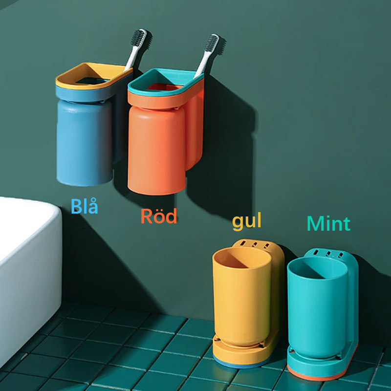 Anti-mold Toothbrush Holder (With Mug)