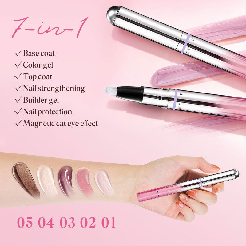 ✨7-i-1 kattögon-nagelskyddspenna