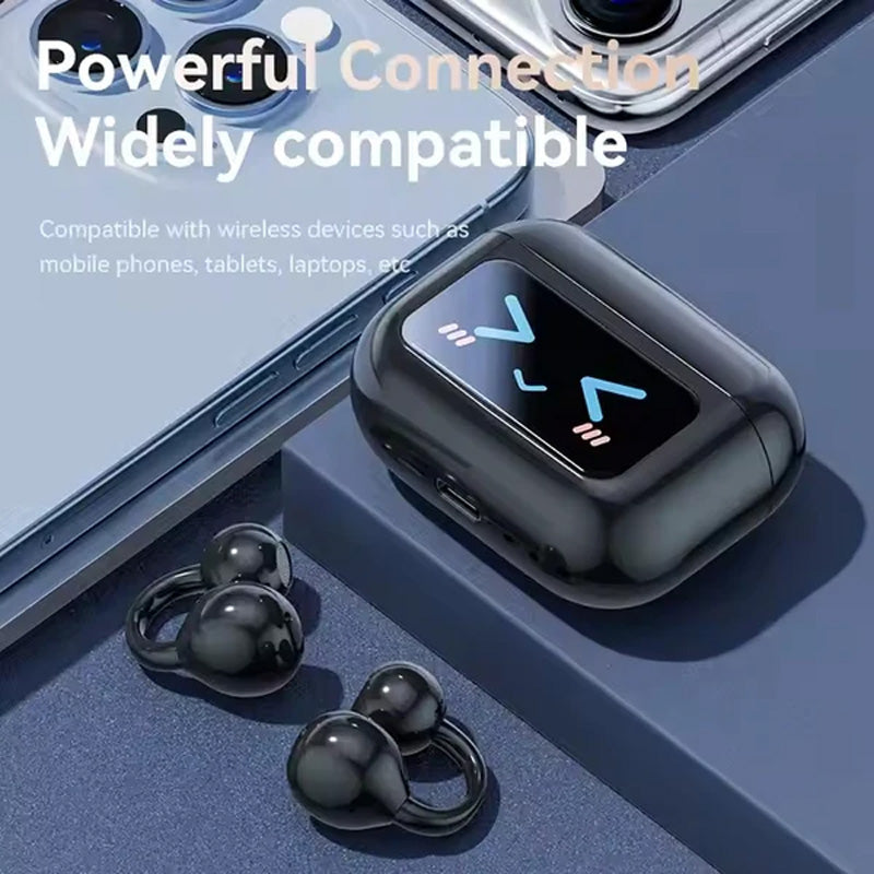 🌟 Smarta Bluetooth-öronsnäckor med pekskärm 🌟