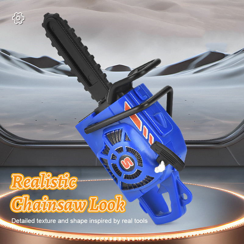 Mini nyckelring med dragsnöre för motorsåg