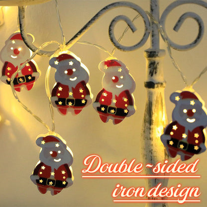 🎄 Jul Led Järn Dekorativa Ljus String ✨